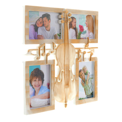 Rama foto colaj Vioara 4 poze