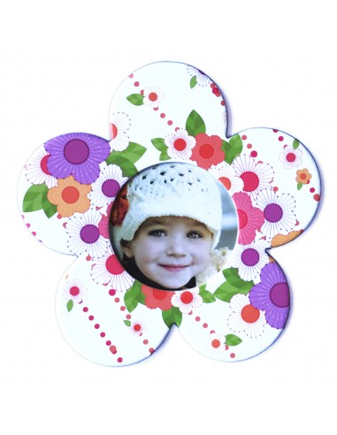 Magnet floare colorata insertie foto