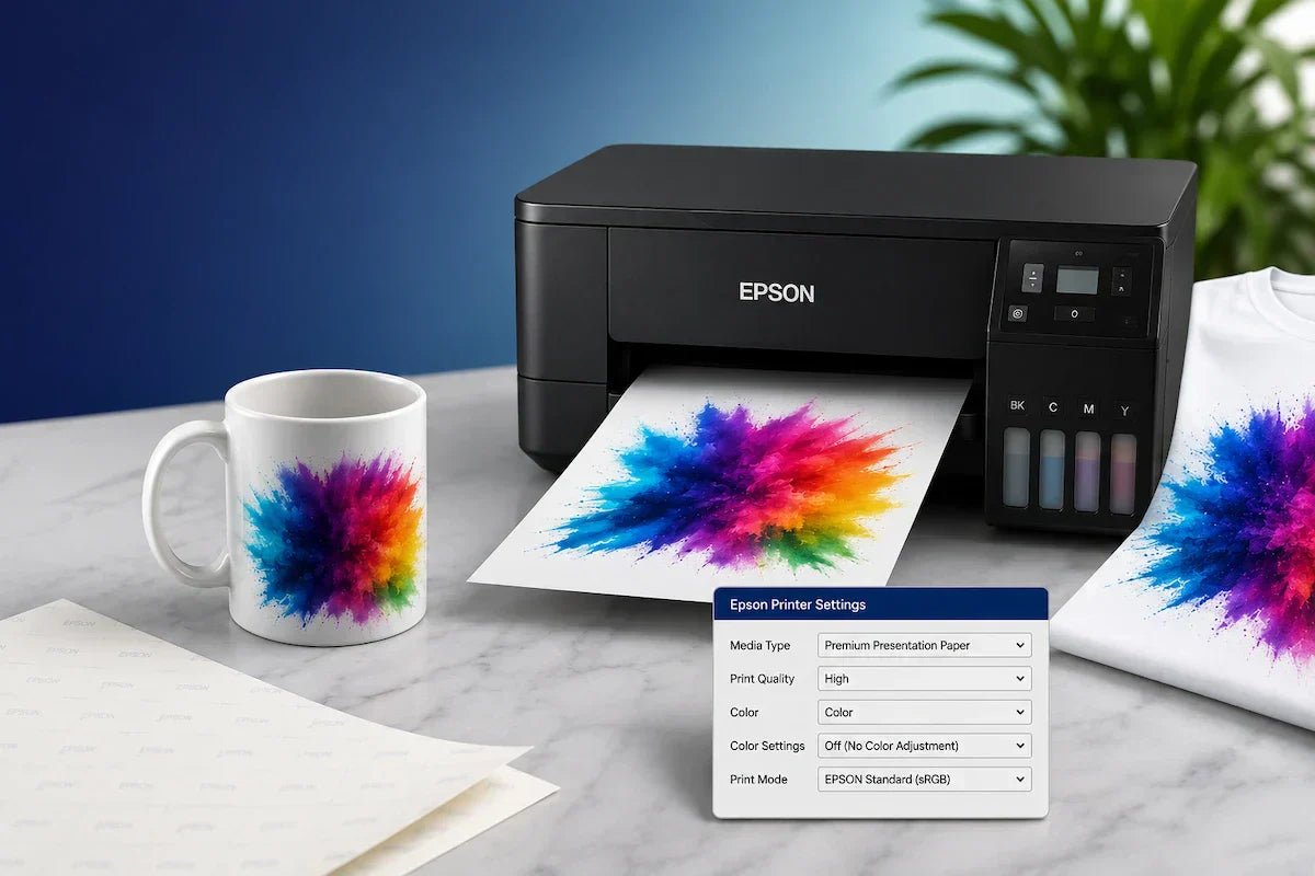 Setări Imprimantă Epson pentru Sublimare - Green Print