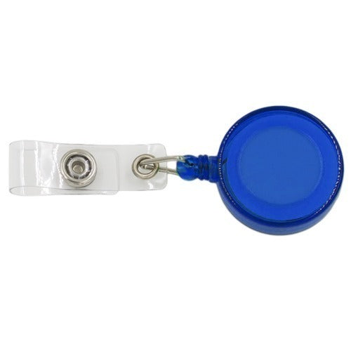 Clips retractabil albastru