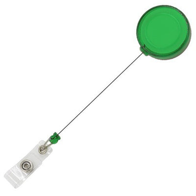 Clips retractabil verde