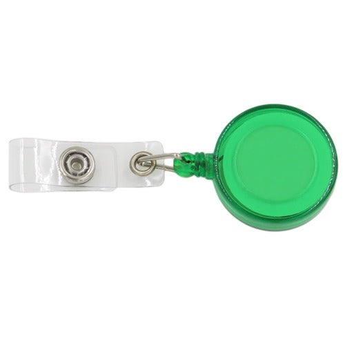 Clips retractabil verde