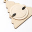 Ornament de brad din lemn cu insertie foto