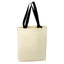 Sacosa canvas TOTE maner negru