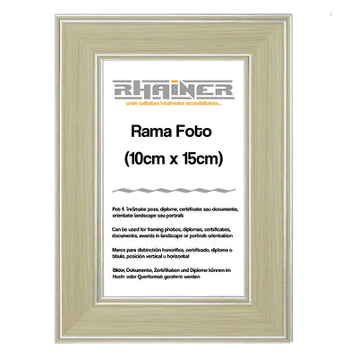Rama foto Malaga verde+visiniu 10x15