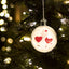 Glob foto rotund pentru brad
