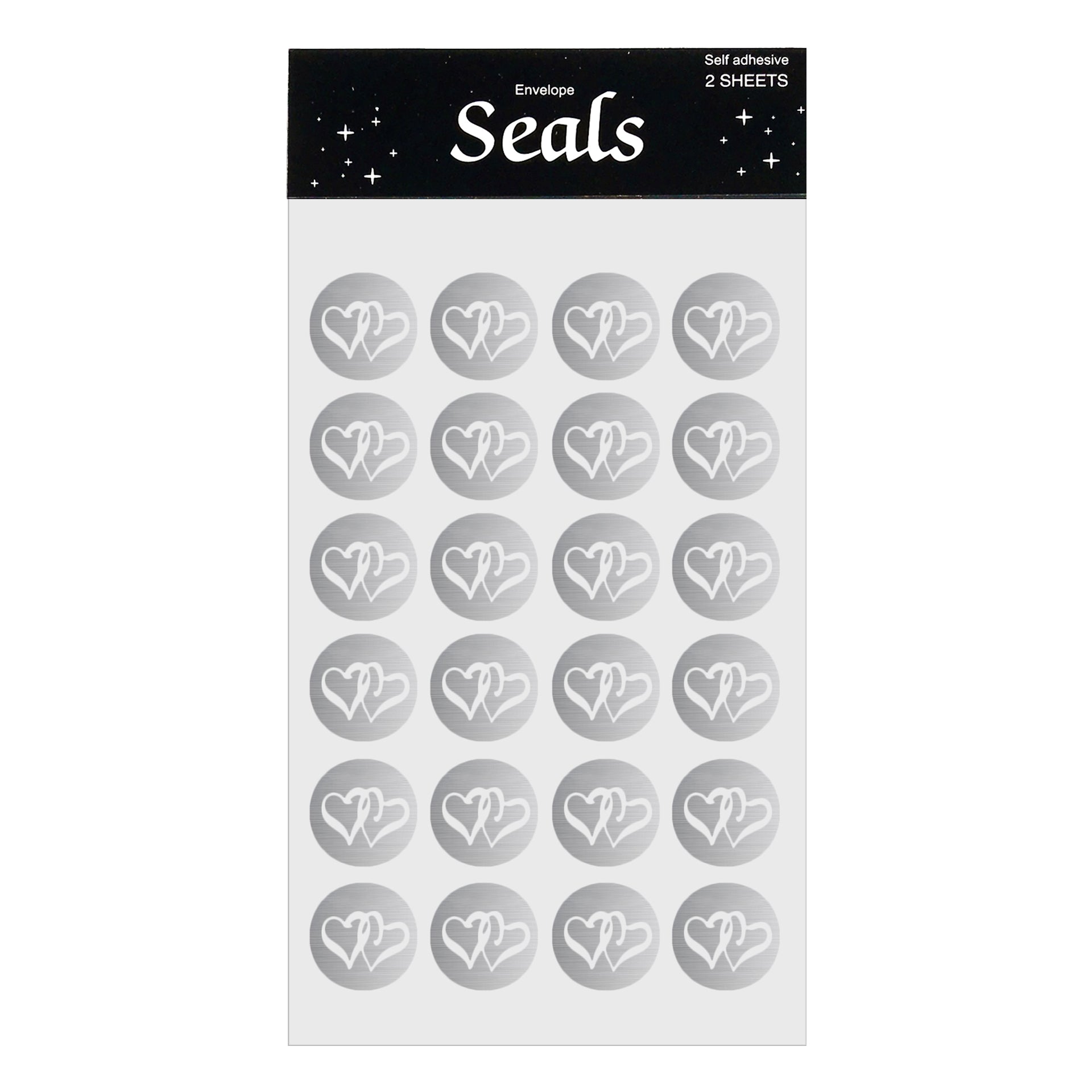 Stickere inimi - set 48 buc