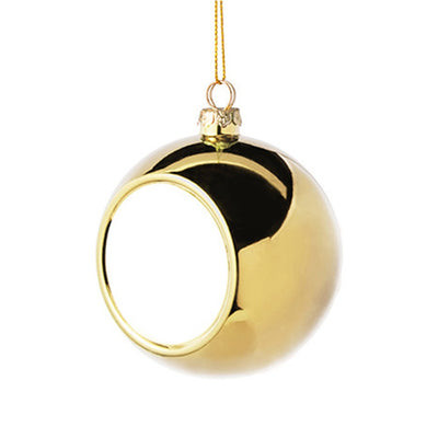 Glob sublimabil auriu pentru brad Ø 8cm