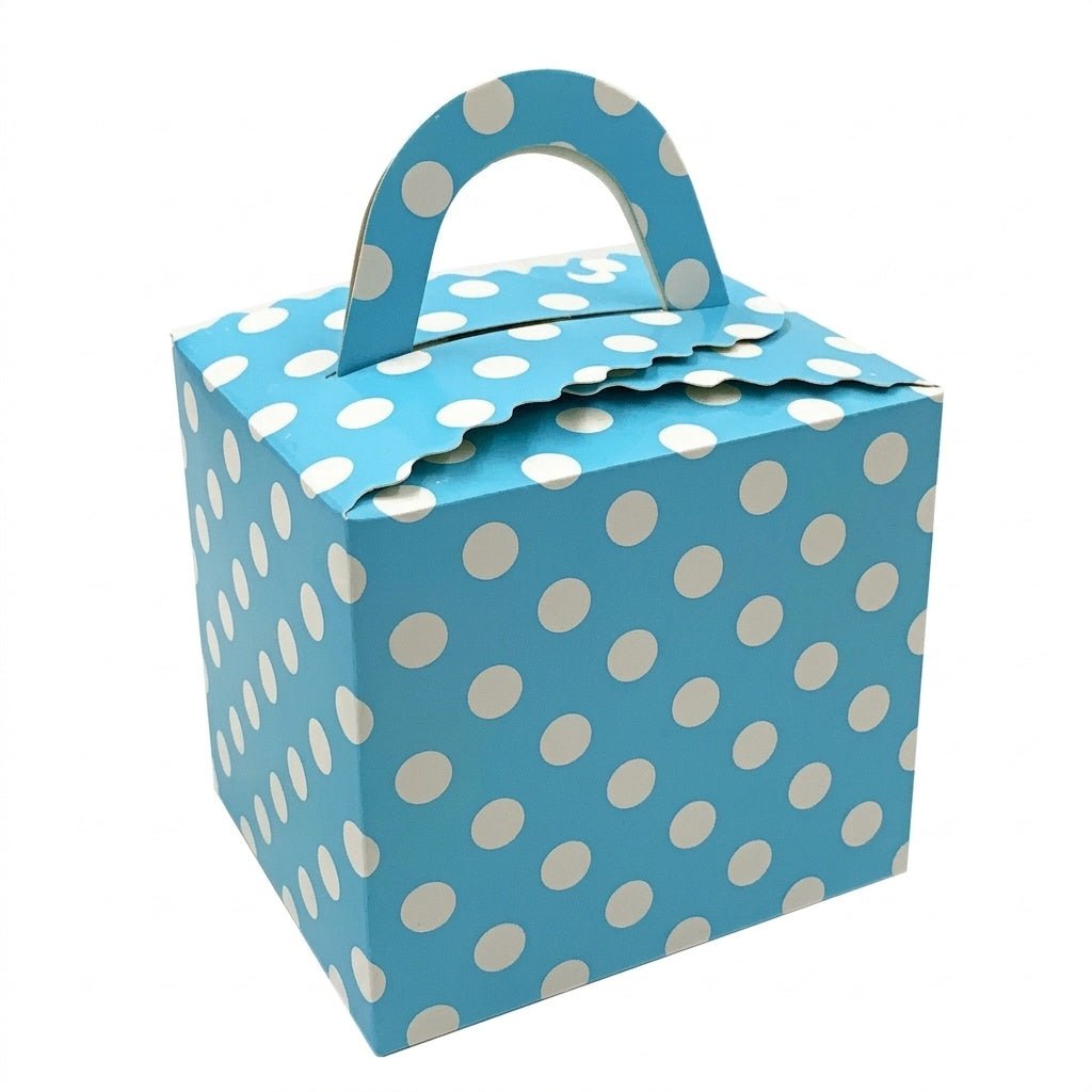 Cutie cani albastru deschis cu buline B800-15 - Green Print