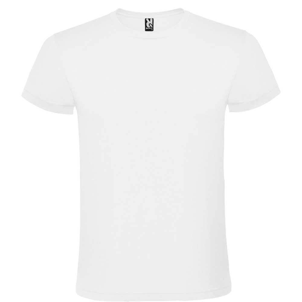 Tricou bumbac alb Roly ATOMIC 150
