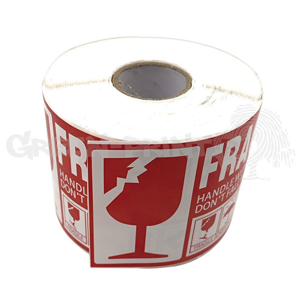 Roll of FRAGILE stickers 500pcs