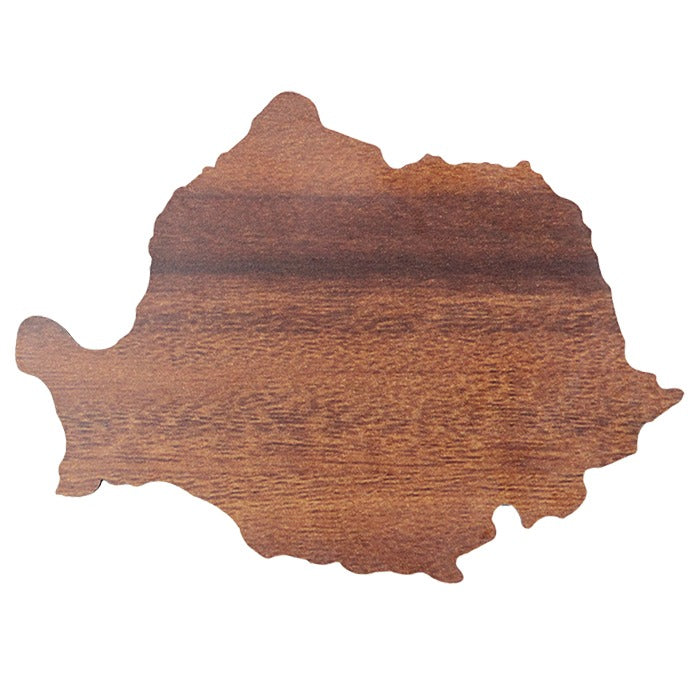 Placheta MDF cu forma Romaniei