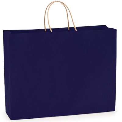 Sacosa kraft albastru inchis 41x32