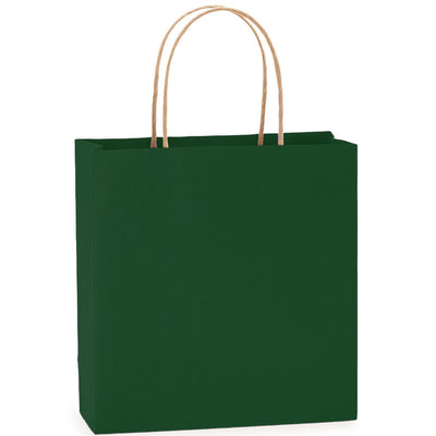Sacosa kraft verde inchis 22x23