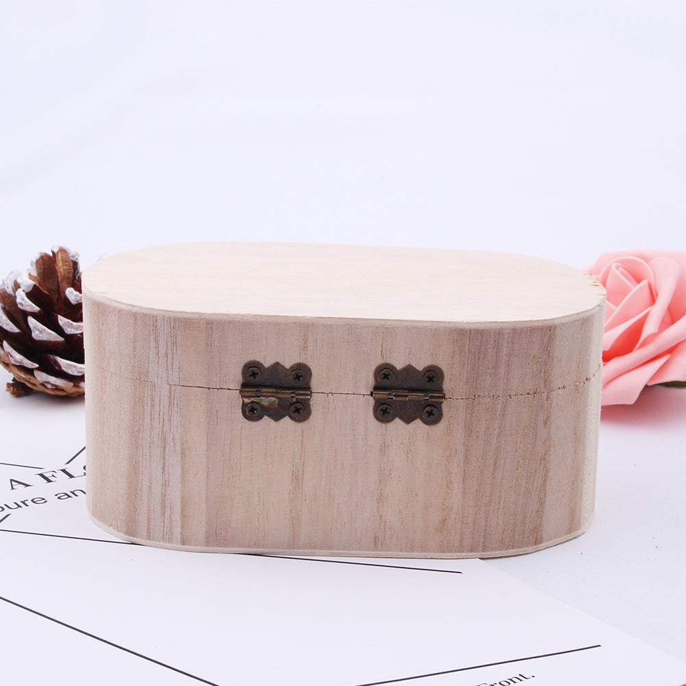Cutie lemn ovala MARE 15x9x6 cm