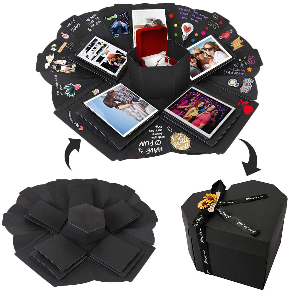 Cutie FOTO exploziva INIMA (Explosion Box)