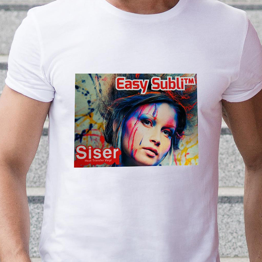 EASY SUBLI - Folie sublimare  pt personalizat tricouri bumbac colorat - top 10coli