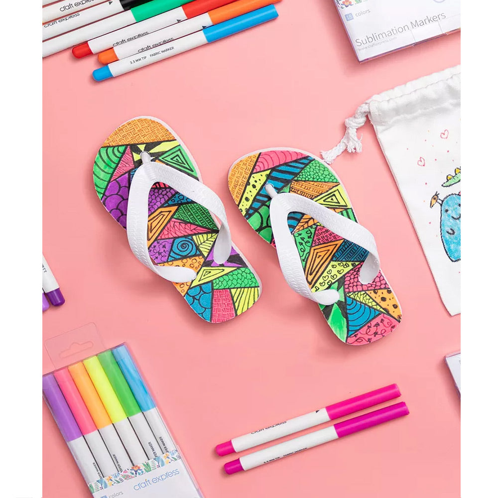 Set 6 markere cu vopsea de sublimare