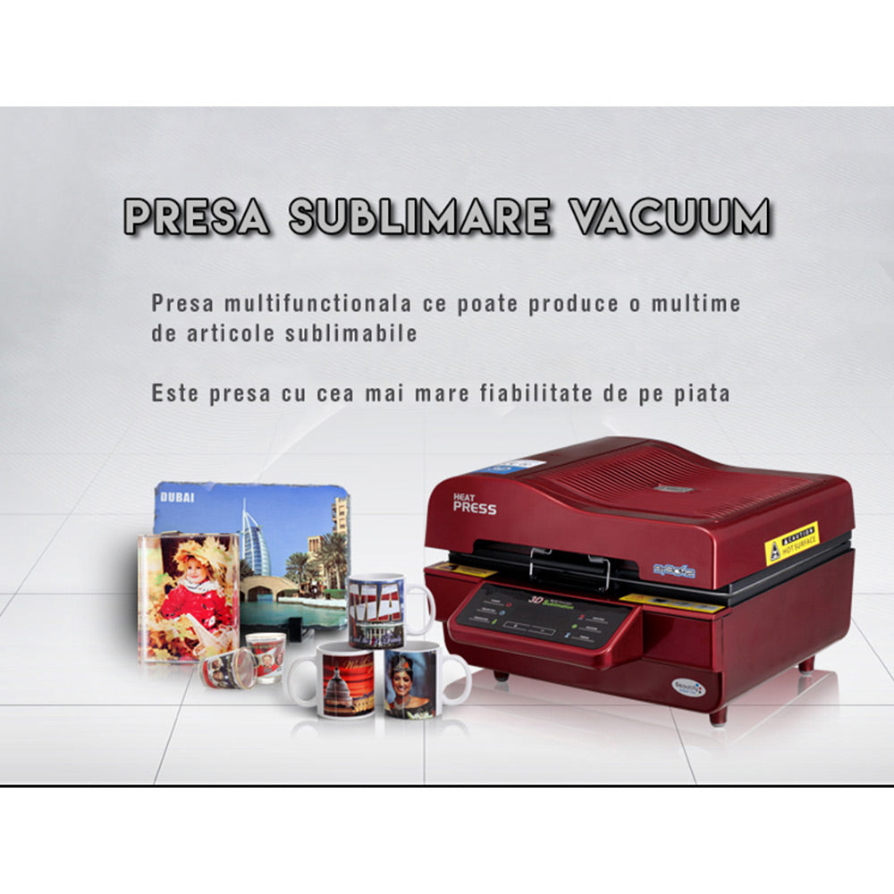 Presa termica 3D Vacuum