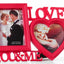 Rama foto colaj rosie LOVE YOU&ME 2 poze