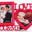 Rama foto colaj rosie LOVE YOU&ME 2 poze