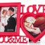 Rama foto colaj rosie LOVE YOU&ME 2 poze