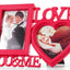 Rama foto colaj rosie LOVE YOU&ME 2 poze