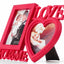 Rama foto colaj rosie LOVE YOU&ME 2 poze