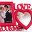 Rama foto colaj rosie LOVE YOU&ME 2 poze