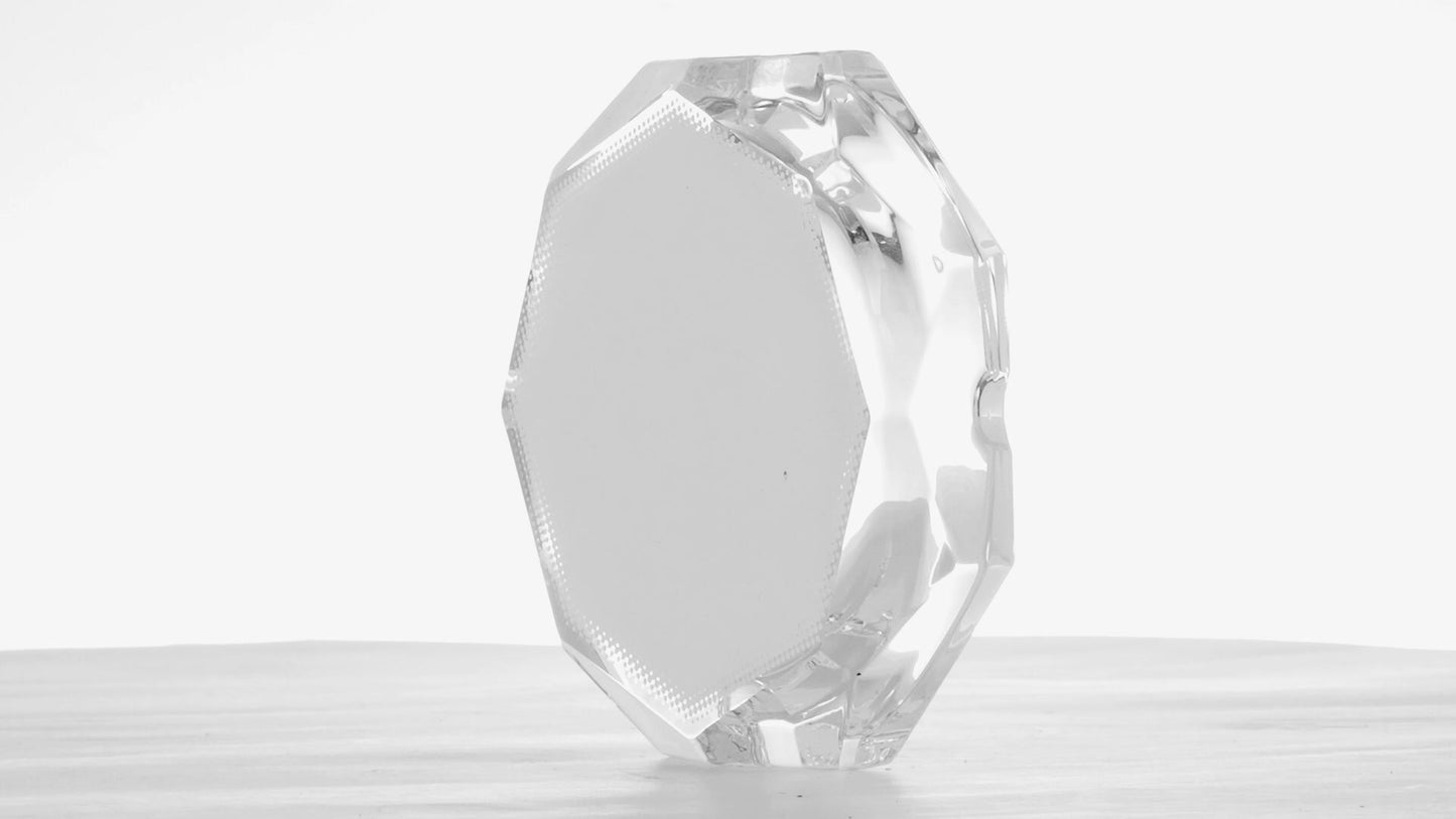 Sublimatable Glass Ashtray HEXAGONAL