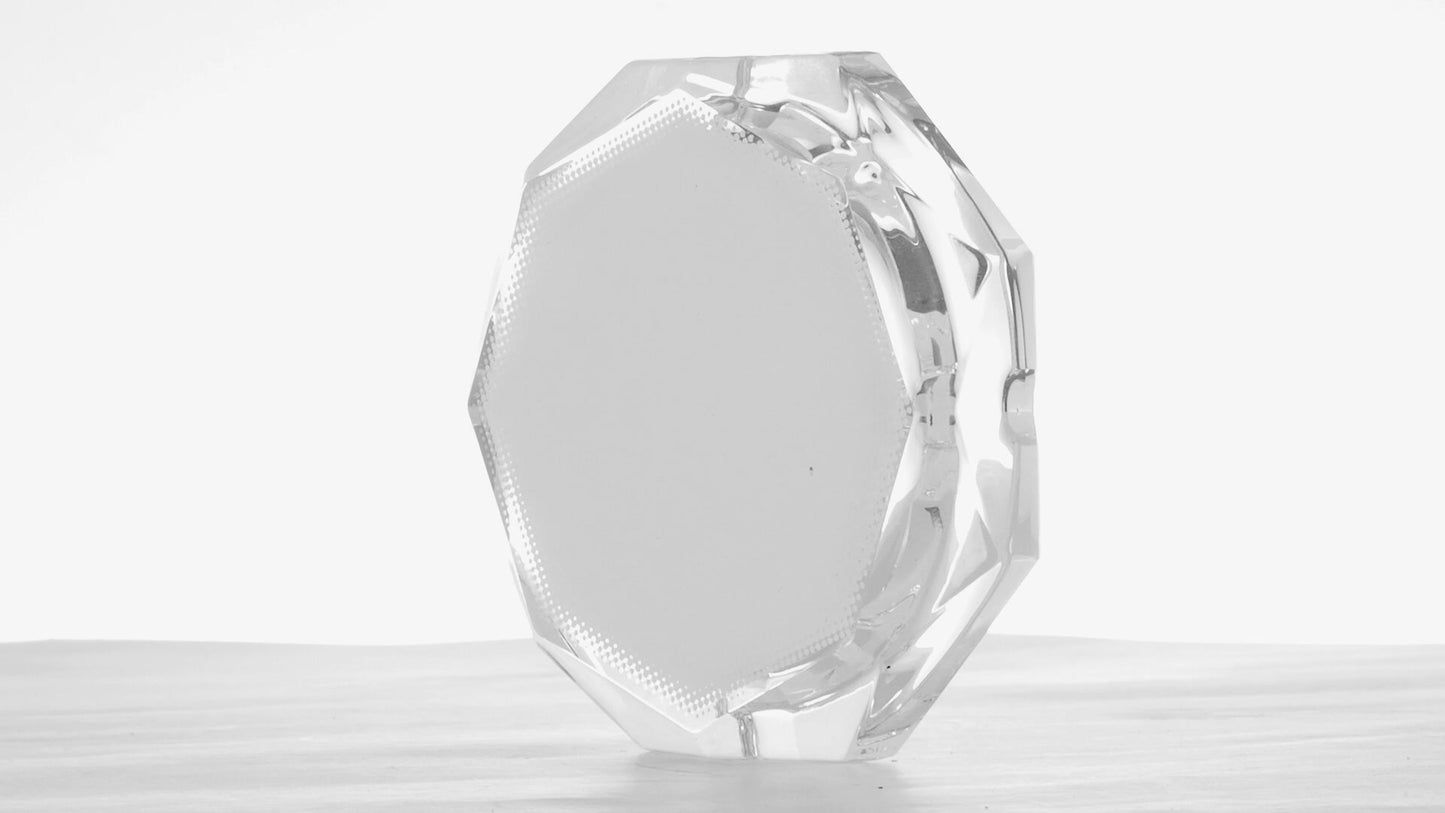 Sublimatable Glass Ashtray HEXAGONAL