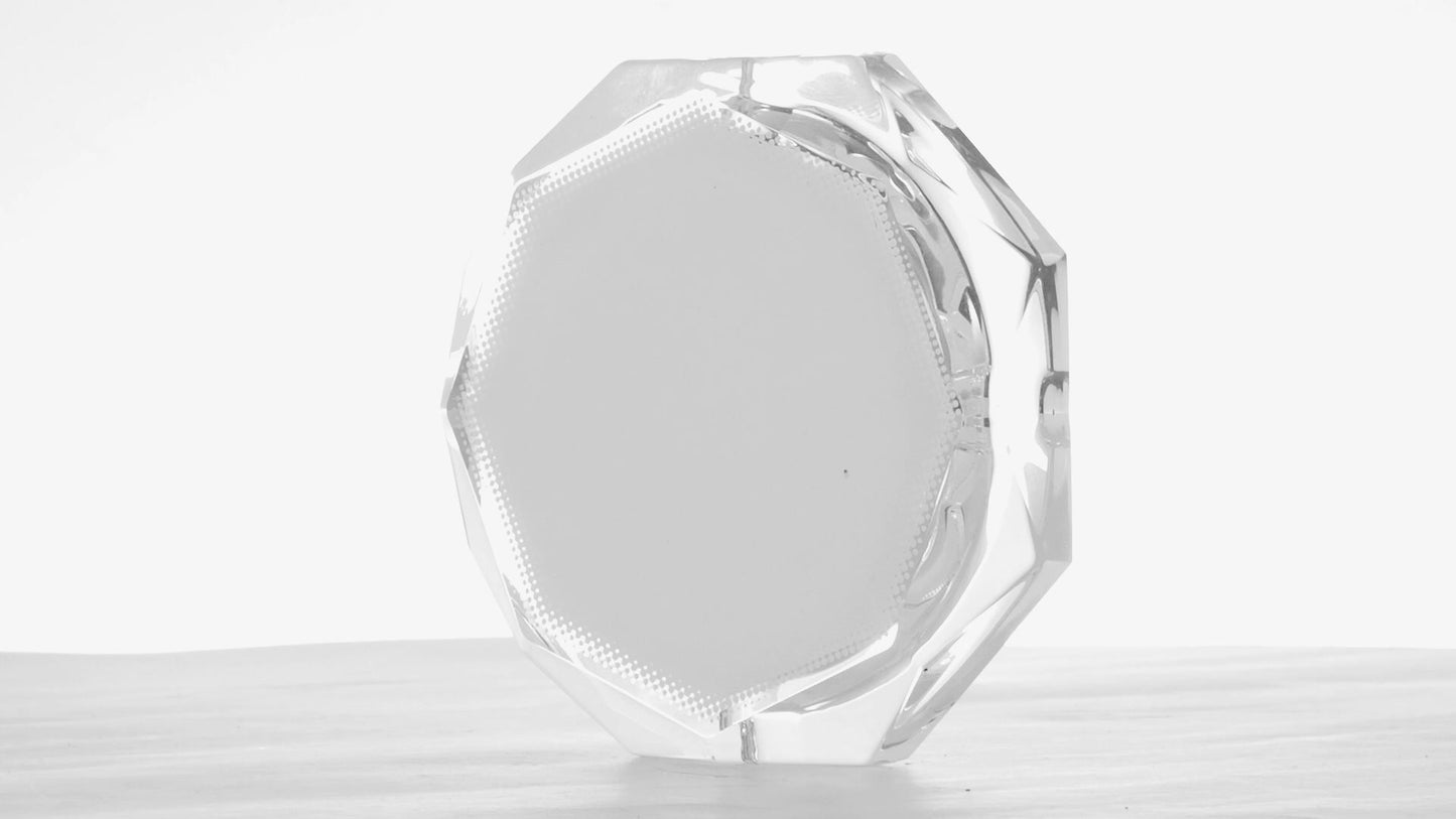 Sublimatable Glass Ashtray HEXAGONAL
