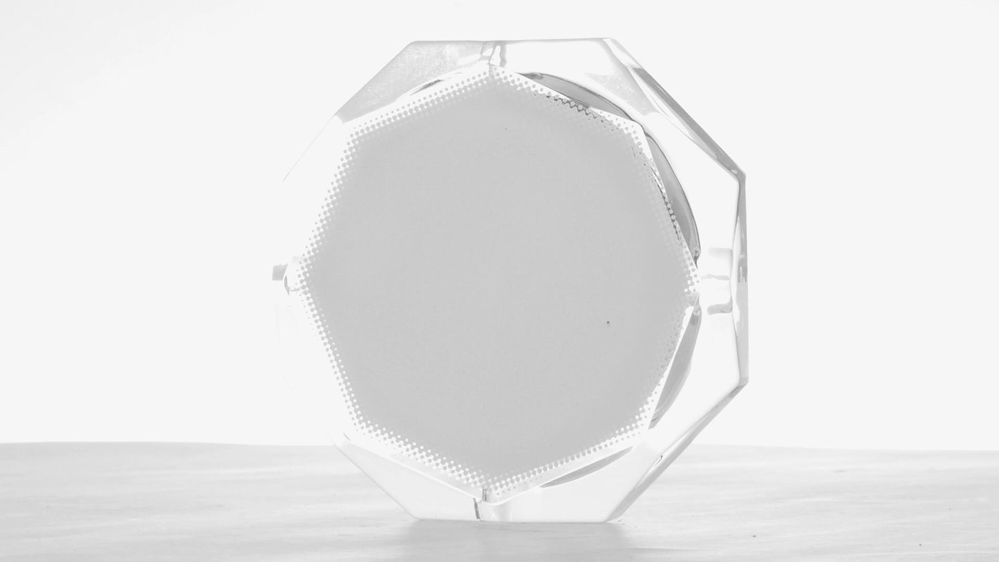 Sublimatable Glass Ashtray HEXAGONAL