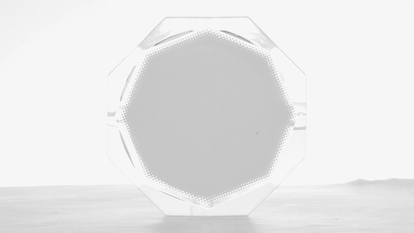 Sublimatable Glass Ashtray HEXAGONAL