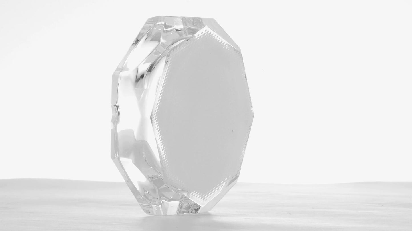 Sublimatable Glass Ashtray HEXAGONAL