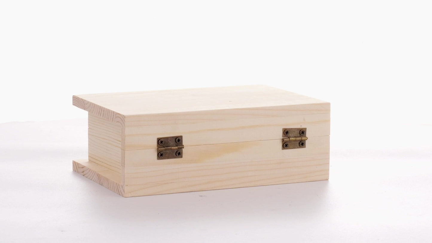 Wooden box BOOK 15x11x6