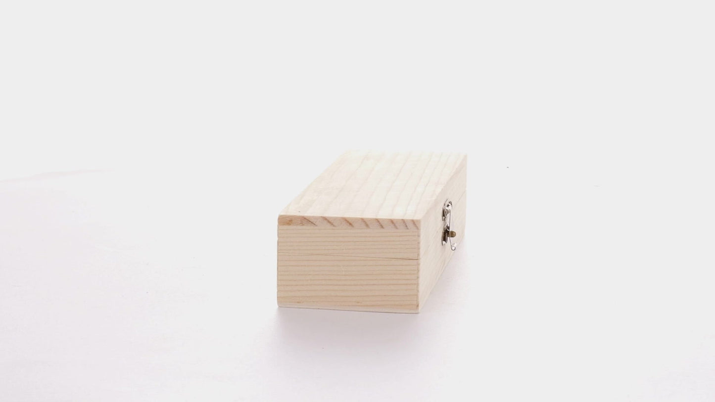 Rectangular wooden box PEN 18x6x4