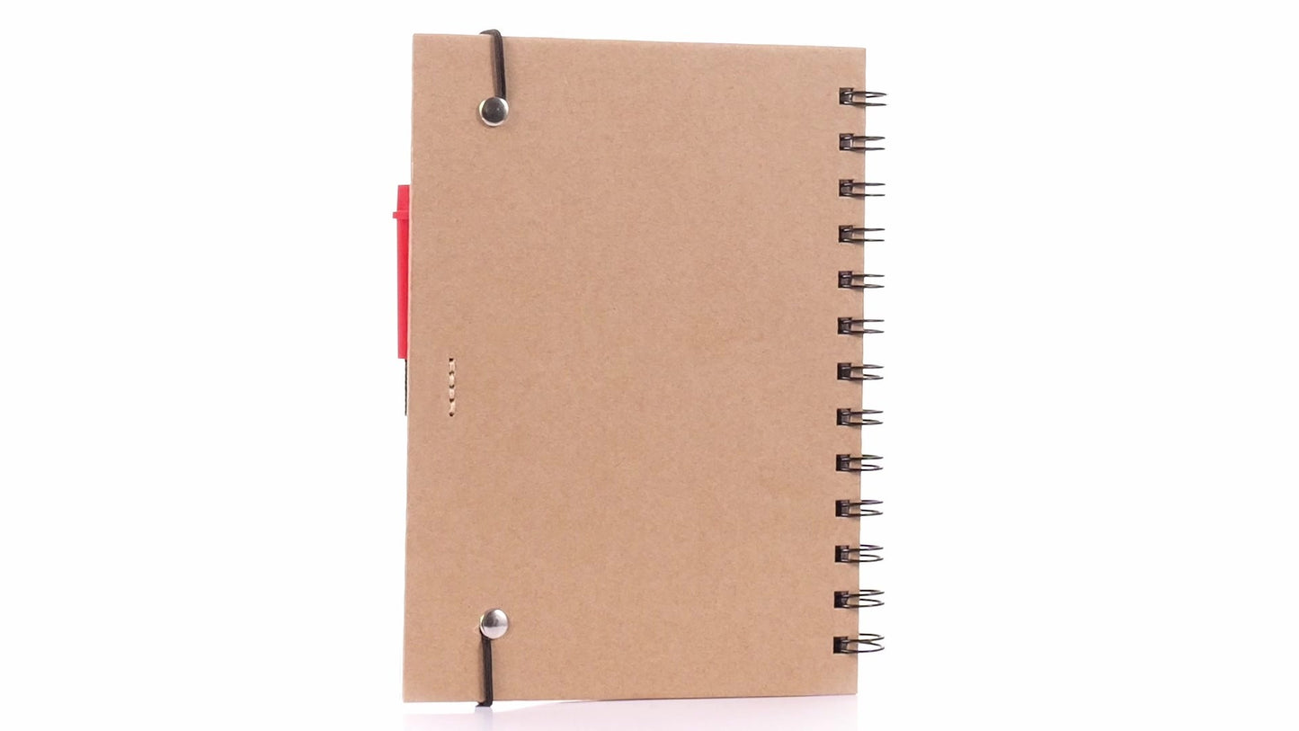 Notebook with calculator and pen 13x18