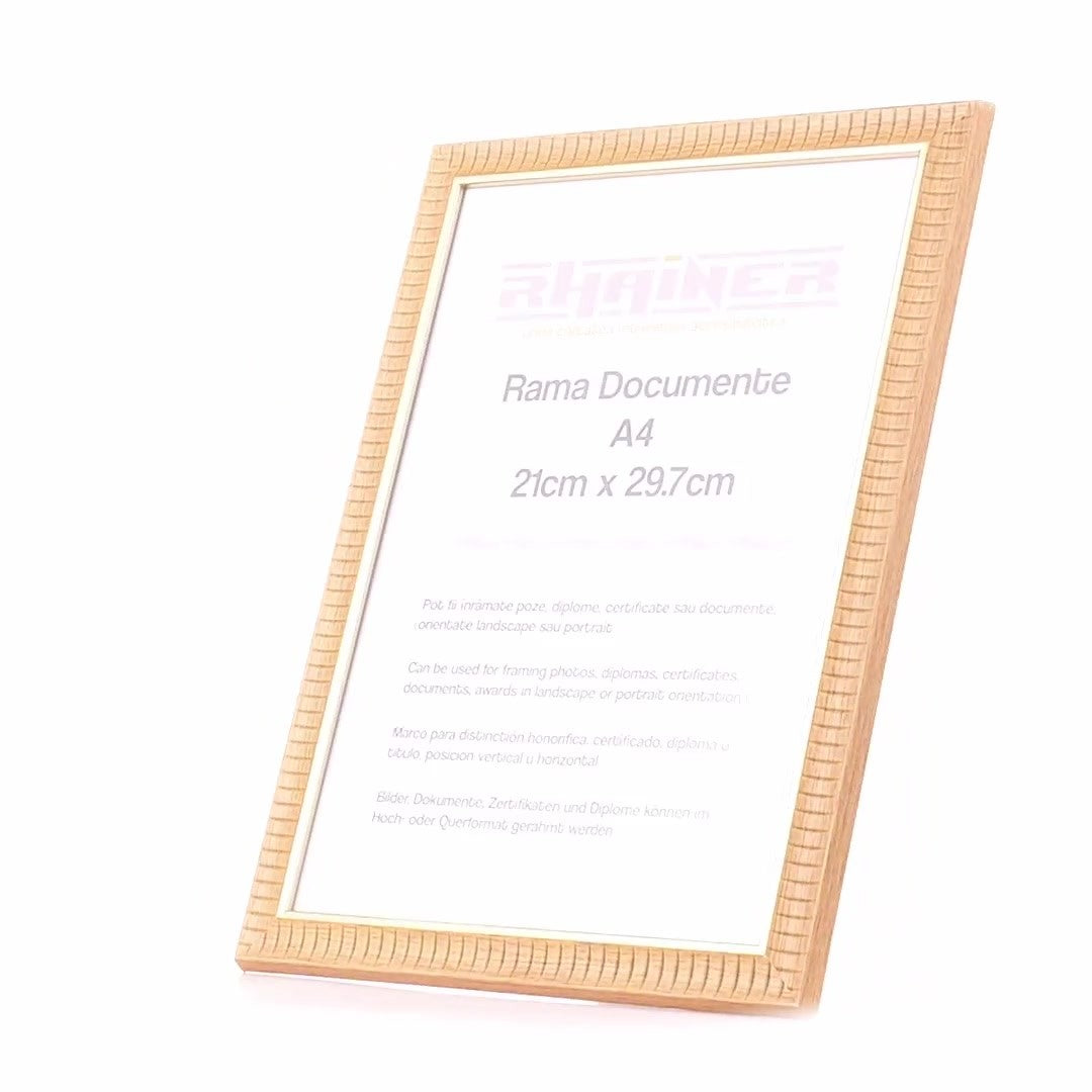 Merida cafe+gold photo frame A4