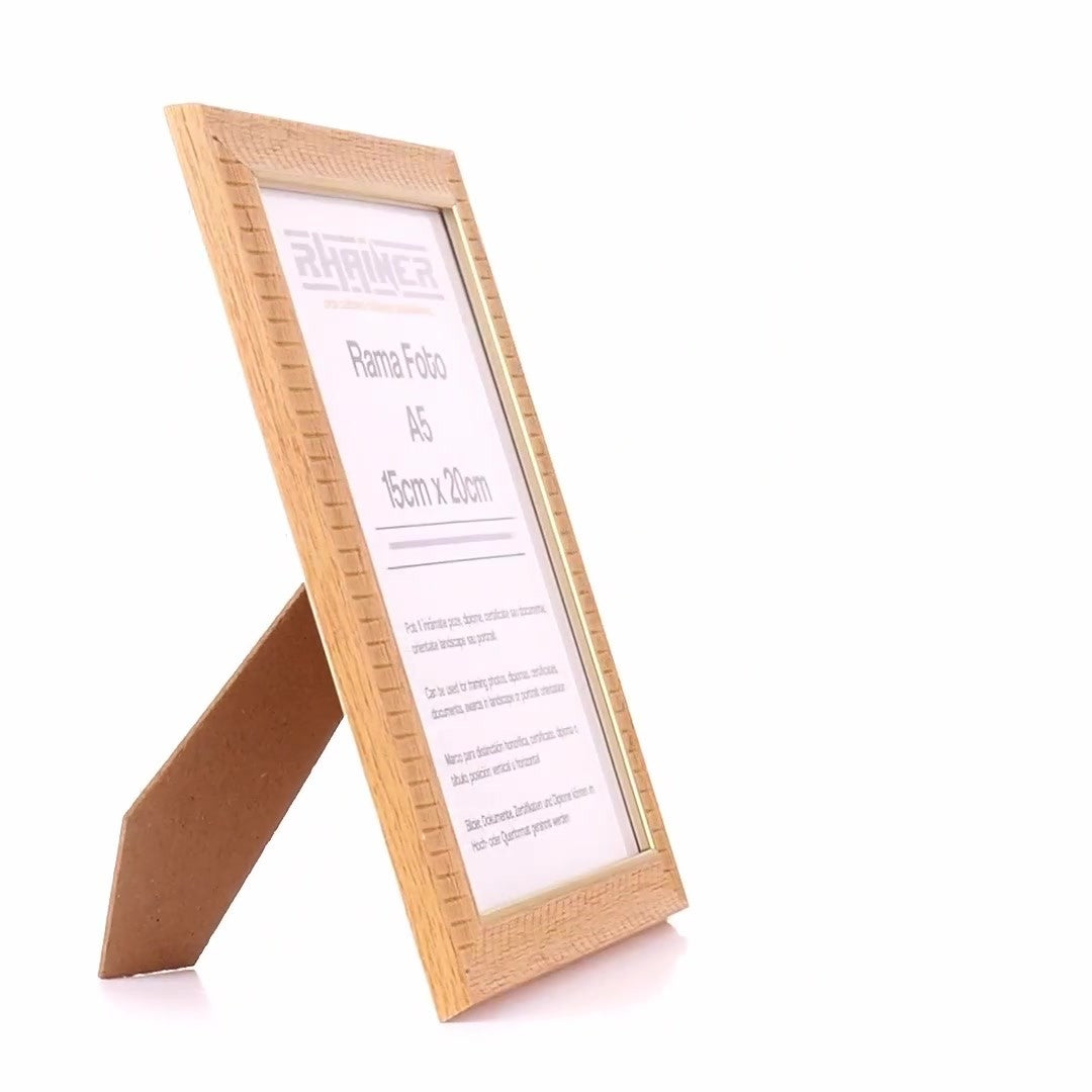 Merida cafe+gold photo frame A5