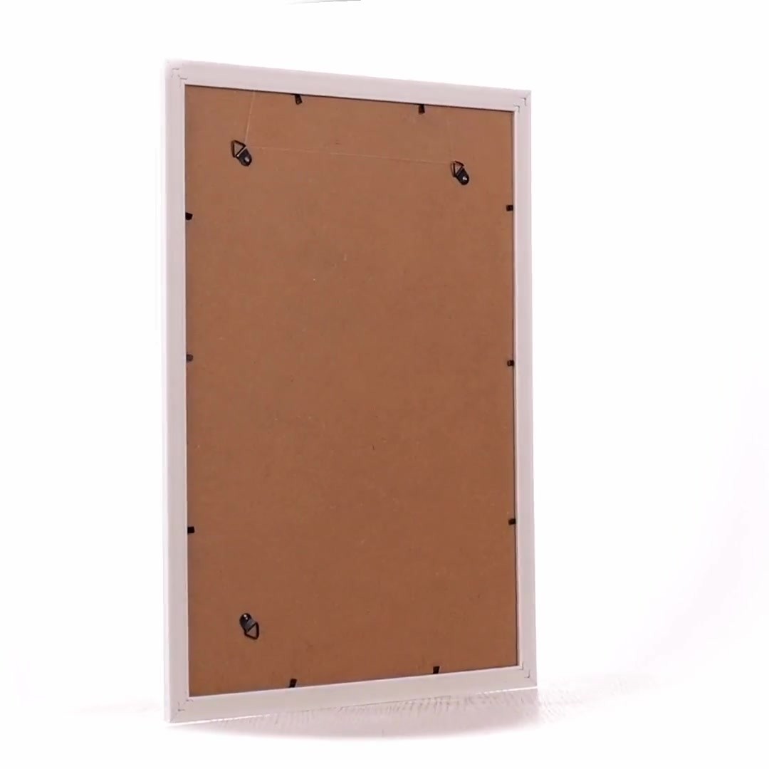 Merida white+gold photo frame A3