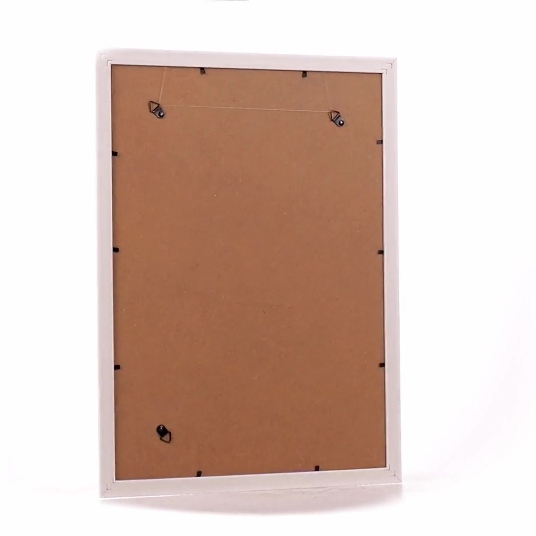 Merida white+gold photo frame A3