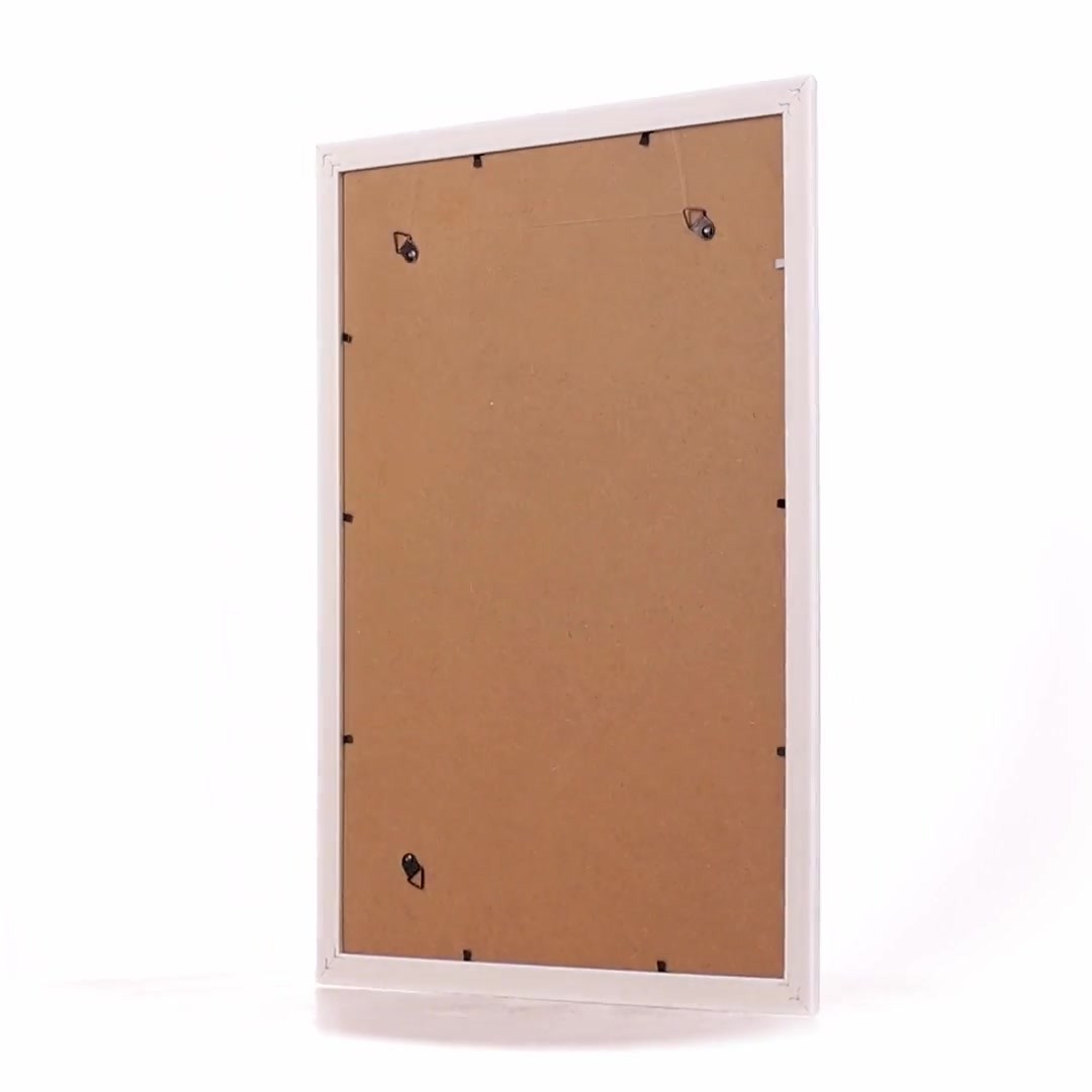 Merida white+gold photo frame A3