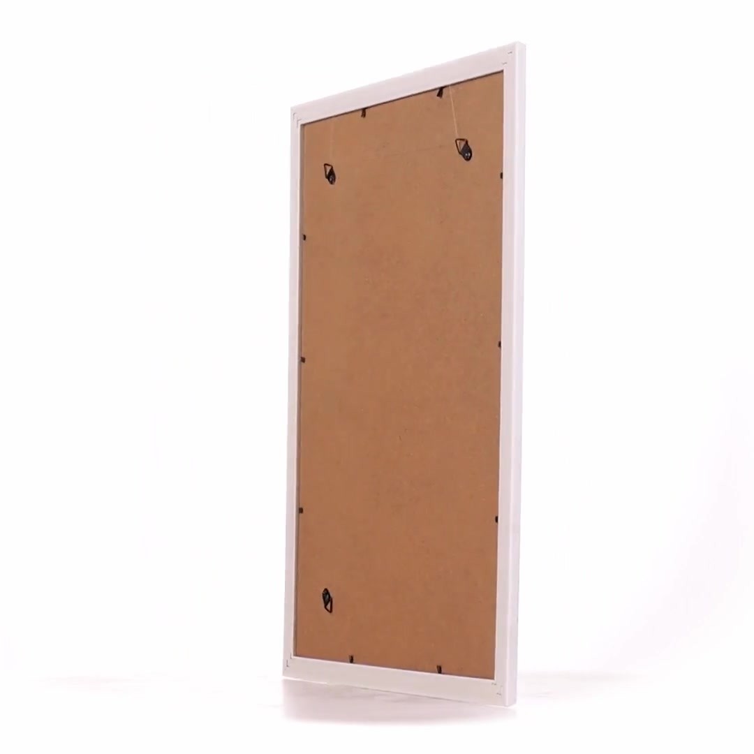 Merida white+gold photo frame A3