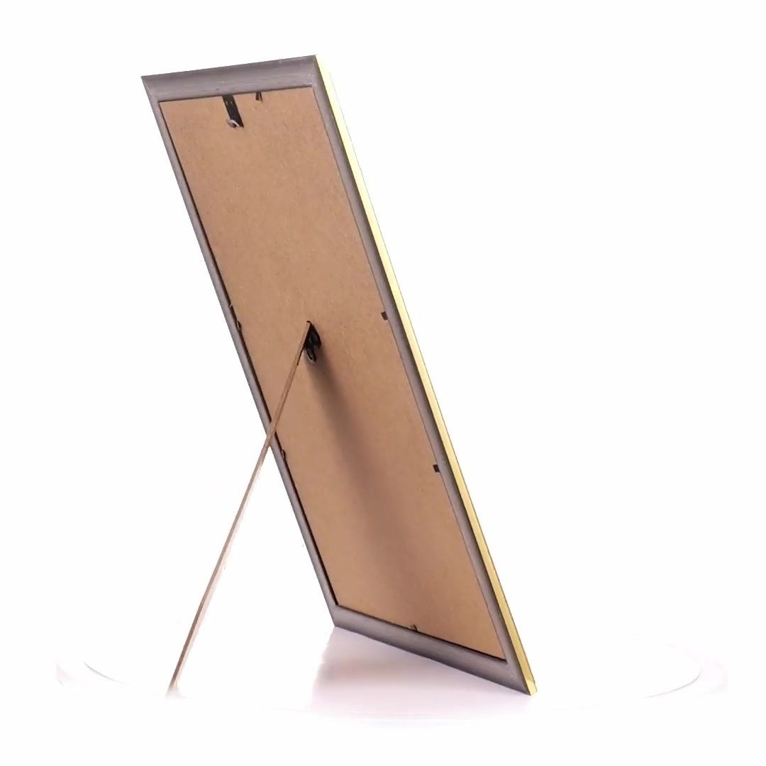 Athos brown+gold photo frame A4