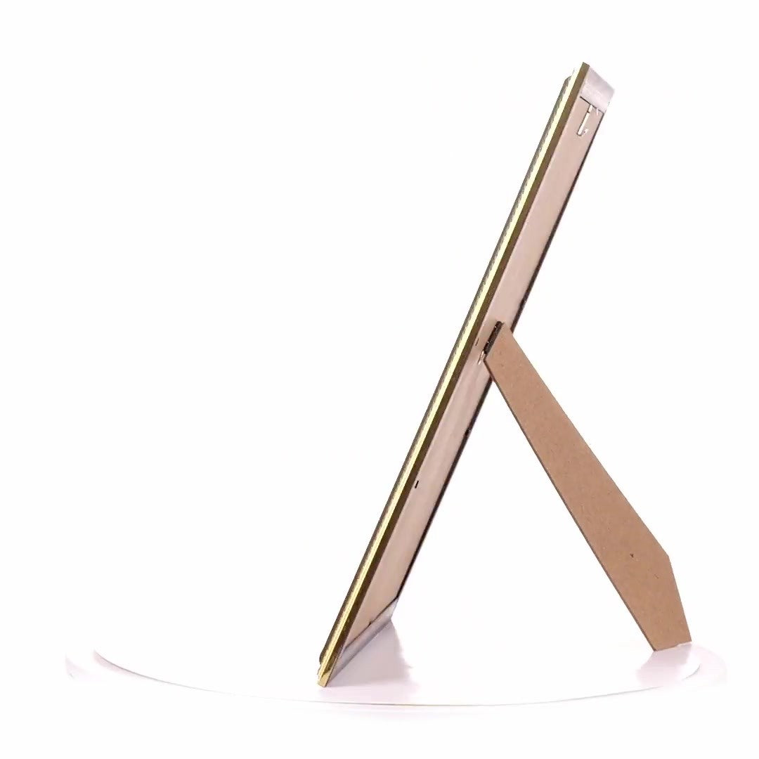 Athos brown+gold photo frame A4