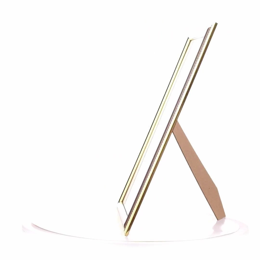 Athos brown+gold photo frame A4