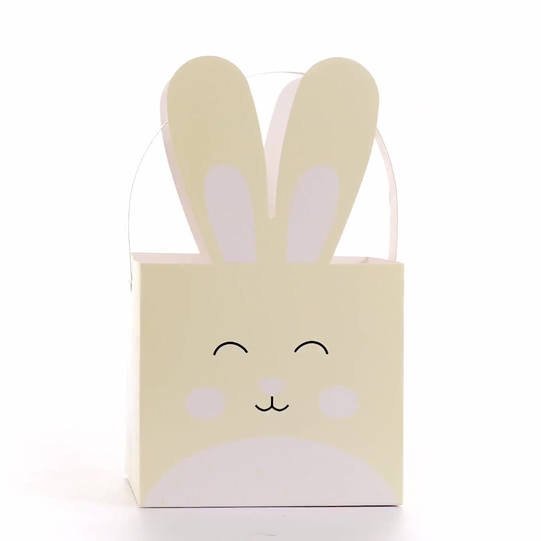 Easter Basket - Smiling Bunny
