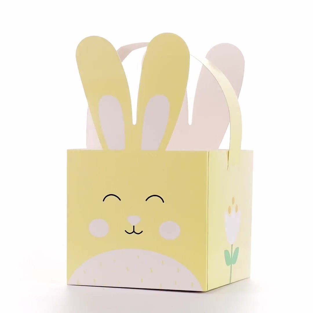 Easter Basket - Smiling Bunny