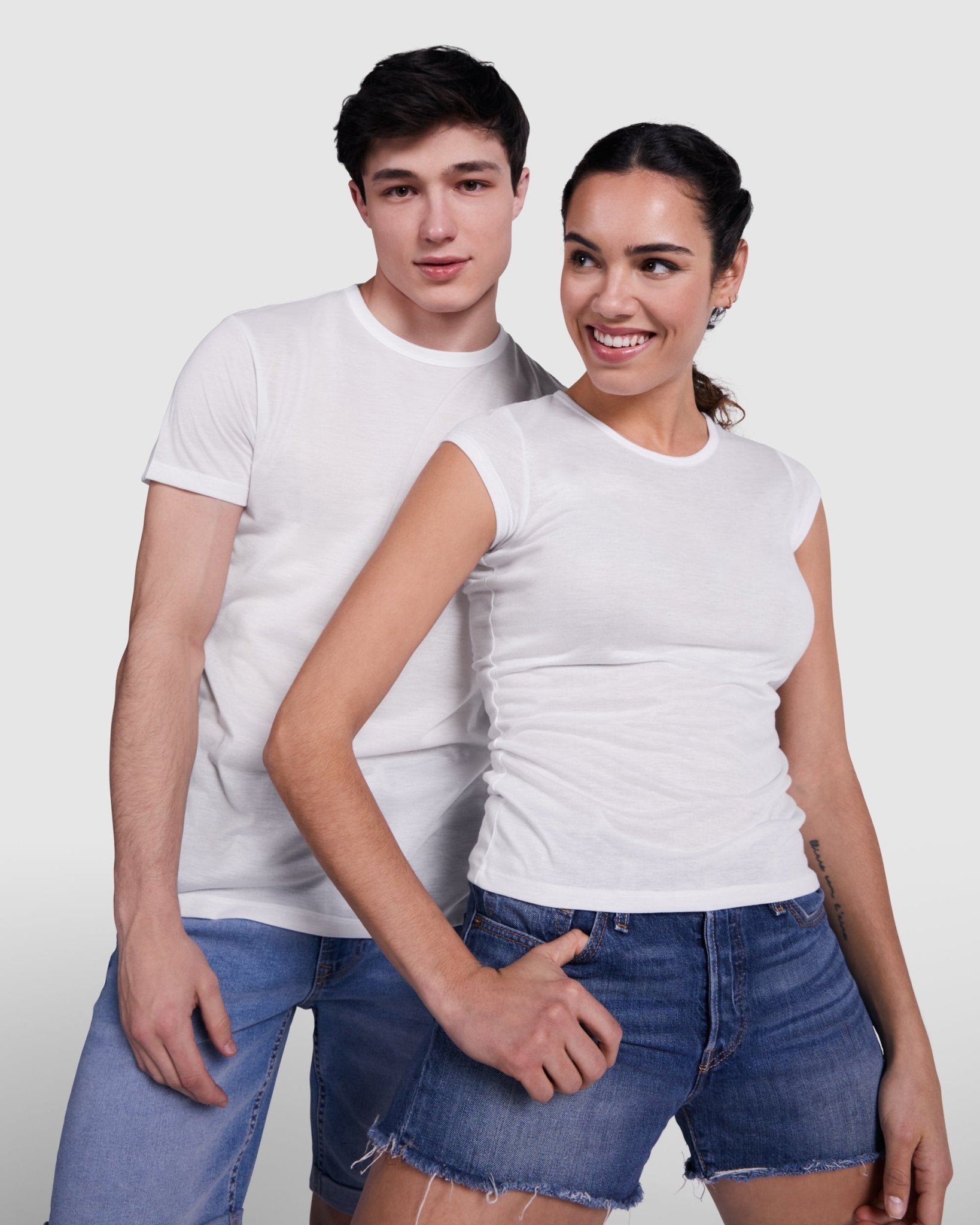 Tricou sublimabil alb Roly SUBLIMA Cotton Touch CA71294001 - Green Print